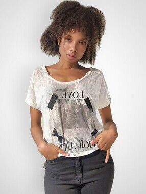 🖤🤍 Black & White Graphic T Shirt From Black Hearts Brigade (XS, S, M)